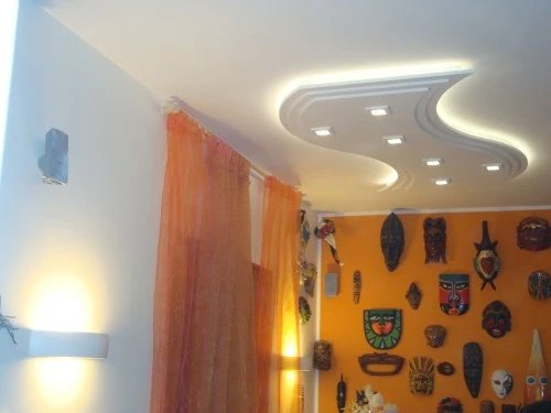 Faretti gesso led: cartongesso con faretti controsoffitti ... Cubetto da parete led
