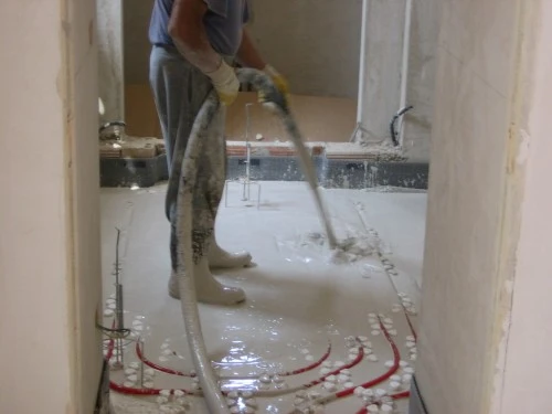 Massetto autolivellante in Anidrite -