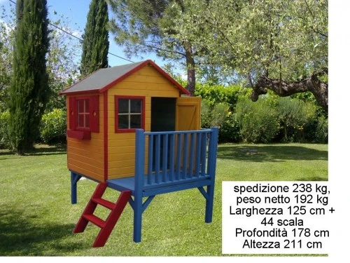 Offerta parco giochi giardino house Giochi esterno bambini legno