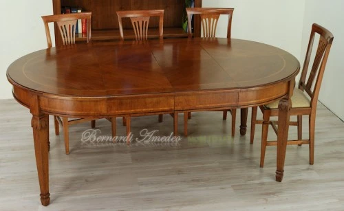 Tavolo allungabile rotondo 120 cm : (rosà )