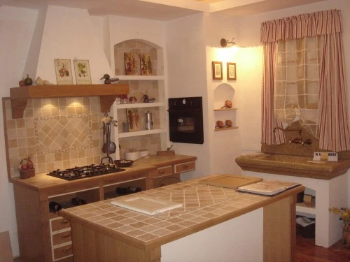 Mattonelle rustiche per cucine : piastrelle rustiche per cucina ... Cucina con mattonelle