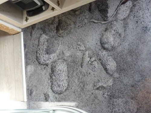 Pavimenti Resina Trento : Pavimenti in resina trento vetrificante con stampa graniti val