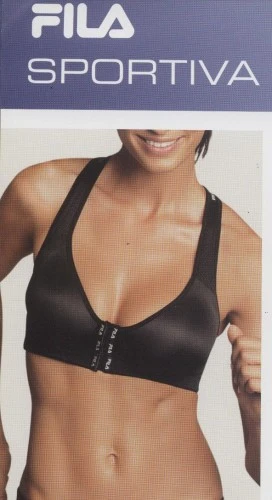 reggiseno sportivo fila allacciato davanti
