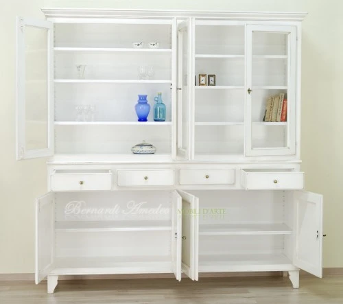Credenza country con vetrina : (Ros?) Credenza country con vetrina : (Ros?)