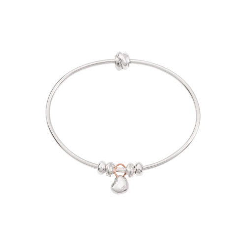 QUERIOT CIVITA , BRACCIALE RIGIDO MICRO CUORE LOVE
