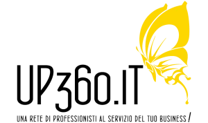 Logo UP360 di Simona Fioravanti