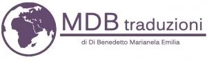 Logo MDB Traduzioni di Di Benedetto Marianela E.