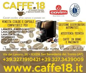 Logo Caffe'.18 di Scarpetti Daniele e Spinozzi Rodolfo Snc