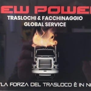 Logo New Power Traslochi e Facchinaggio Global Service  Srls  