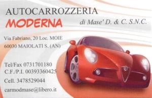 Logo Autocarrozzeria Moderna di Masè D. & C. Snc