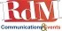 Logo RDM Communications & Events