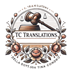 Logo Studio Professionale di Traduzioni Legali e Giurate della Dott.ssa Tina Condrò